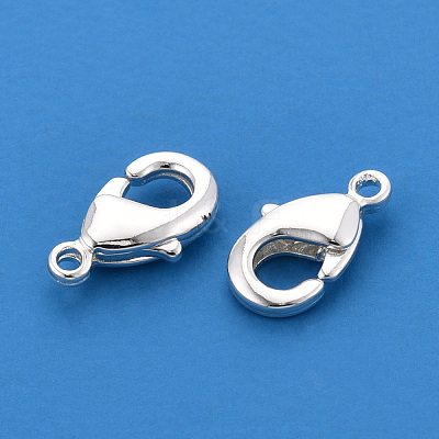 Brass Lobster Claw Clasps KK-YW0004-01A-S-1