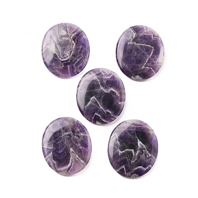 Natural Amethyst Cabochons G-A258-01E-1