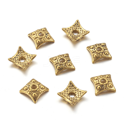 Tibetan Style Bead Caps X-GLF0573Y-1