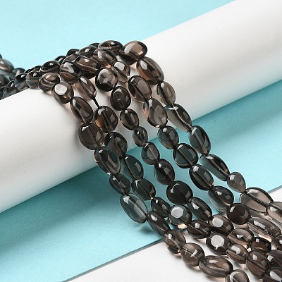 Natural Obsidian Beads Strands LS-G-P497-01A-15-1