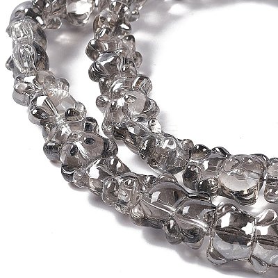 Electroplate Glass Beads Strands EGLA-L030-PL02-1