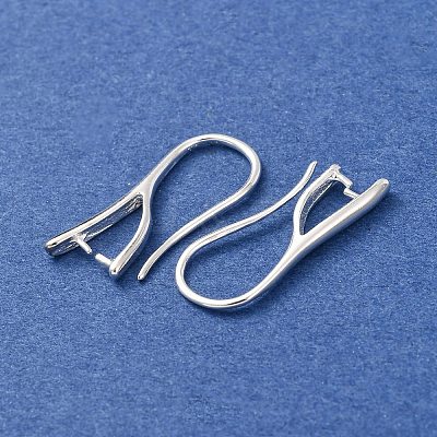 Brass Earring Hooks KK-G604-05S-1