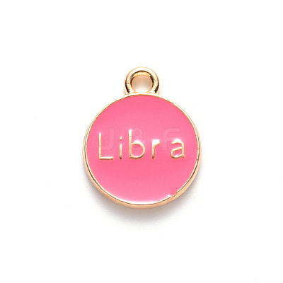 Alloy Enamel Pendants X-ENAM-S124-01A-03K-1
