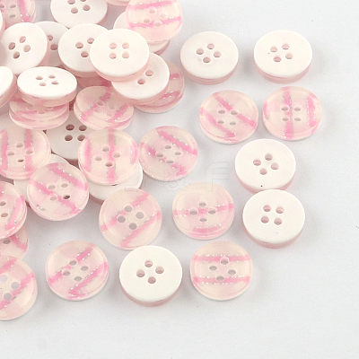 4-Hole Plastic Buttons BUTT-R036-07-1