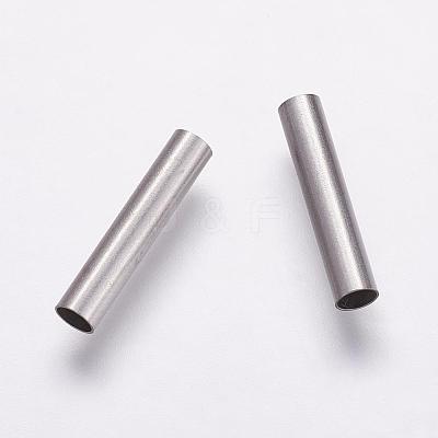 Tarnish Resistant 304 Stainless Steel Tube Beads STAS-P161-02-15mm-1