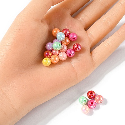 Opaque Acrylic Beads MACR-YW0002-18B-1