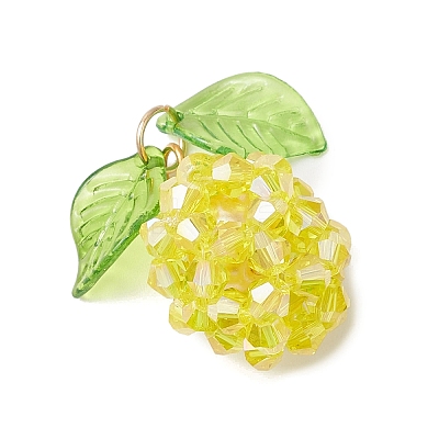 Glass Pendants PALLOY-MZ01074-03-1