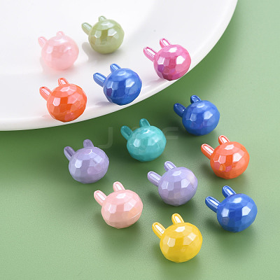 Pearlized Opaque Acrylic Beads MACR-S373-40I-1