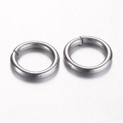 Tarnish Resistant 304 Stainless Steel Open Jump Rings STAS-D438-03-1