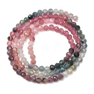 Gradient Color Natural Multicolor Tourmaline Beads Strands G-D110-A02-03-1