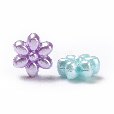 Imitation Pearl Acrylic Beads OACR-E013-20-1