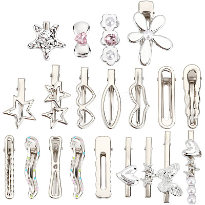 Zinc Alloy & Iron Alligator Hair Clips PHAR-SP0001-04A-1