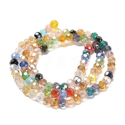 Transparent Glass Beads EGLA-A035-T4mm-HB01-1