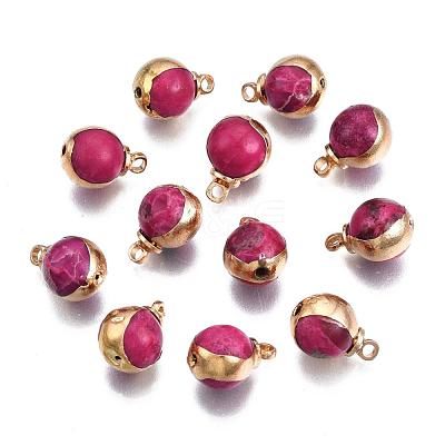 Natural Regalite/Imperial Jasper/Sea Sediment Jasper Charms G-T111-11E-1