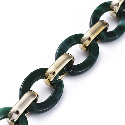 Handmade CCB Plastic Cable Chains AJEW-JB00682-1