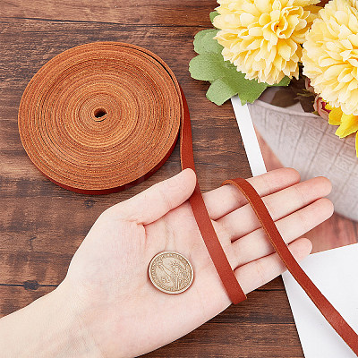 Flat Leather Jewelry Cord WL-GF0001-07A-01-1