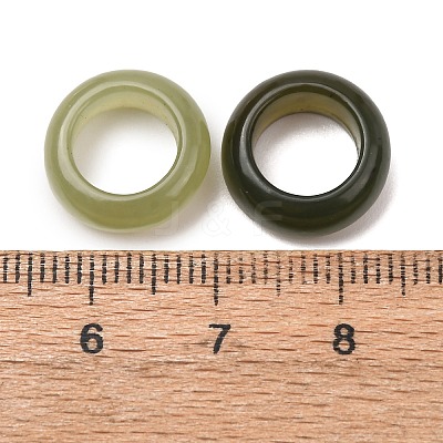 Natural Nephrite Jade/Hetian Jade Linking Rings G-Z155-09B-1