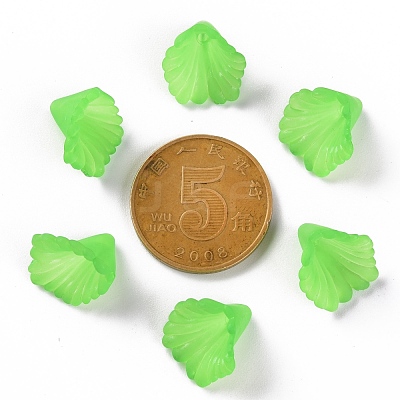 Frosted Acrylic Bead Caps MACR-S371-10A-734-1