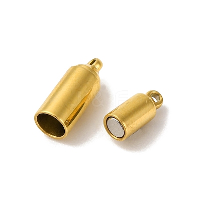 304 Stainless Steel Magnetic Clasps STAS-A117-09A-G-1
