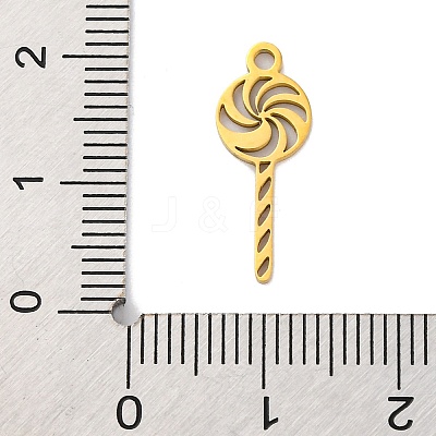 201 Stainless Steel Pendants STAS-Q015-06G-1