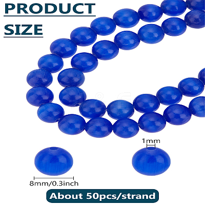 1Strand Cat Eye Beads Strands CE-LP0001-01-1