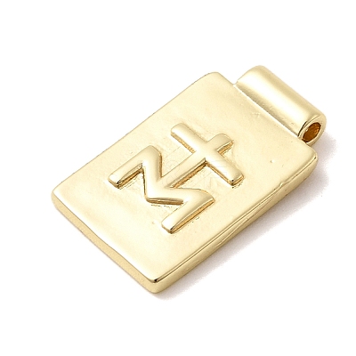 Brass Pendants KK-C137-02G-1