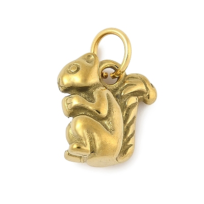 304 Stainless Steel Charms STAS-P391-01D-G-1