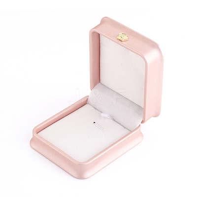 PU Leather Necklace Pendant Gift Boxes X-LBOX-L005-F02-1
