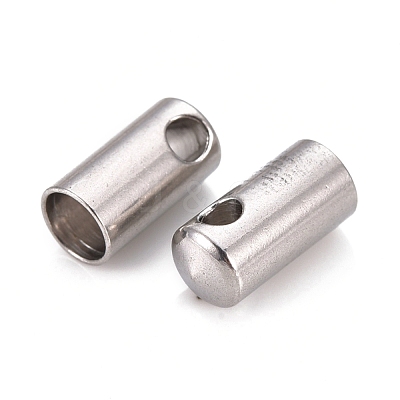 Tarnish Resistant 201 Stainless Steel Cord Ends STAS-F250-10P-P-1