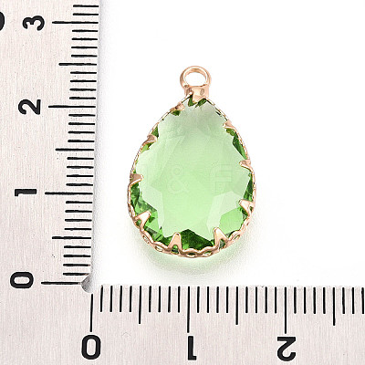 Transparent Glass Pendants KK-N283-02E-G-1