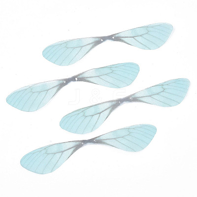 Polyester Fabric Wings Crafts Decoration X-FIND-S322-003H-1