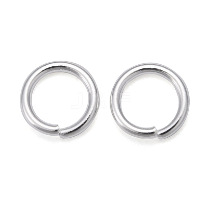 Rack Plating Brass Open Jump Rings KK-O139-18P-S-1