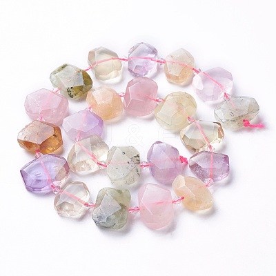 Natural Gemstone Beads Strands G-P434-27-1