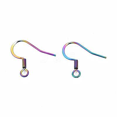 304 Stainless Steel Earring Hooks STAS-N098-009-1