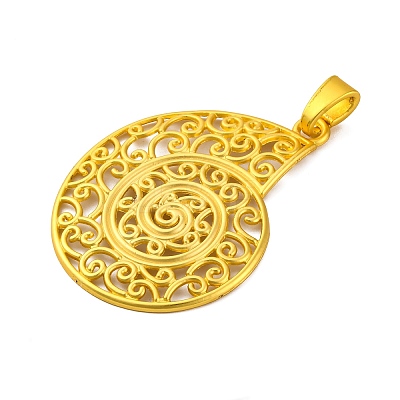 Alloy Pendants PALLOY-S195-02B-G-1