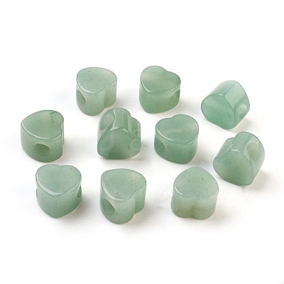Natural Green Aventurine European Beads G-F580-C04-1