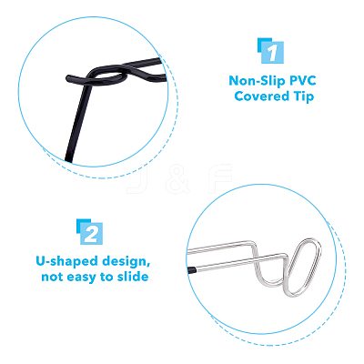 Stainless Steel Camping Lantern Hooks Hangers AJEW-WH0332-45-1