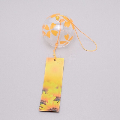 Japanese Round Painting Glass Wind Chimes CF-TAC0001-04A-1