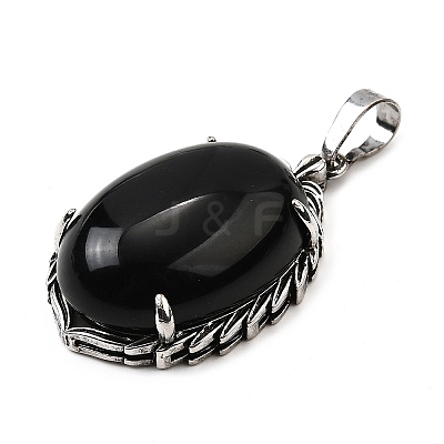 Natural & Synthetic Mixed Stone Pendants G-Q350-02-1