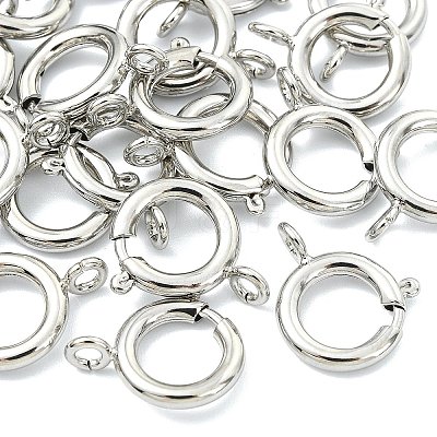 SHEGRACE Brass Spring Ring Clasps XGRPCN932-223P-1