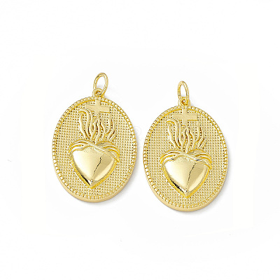 Rack Plating Brass Pendants KK-B065-15G-1