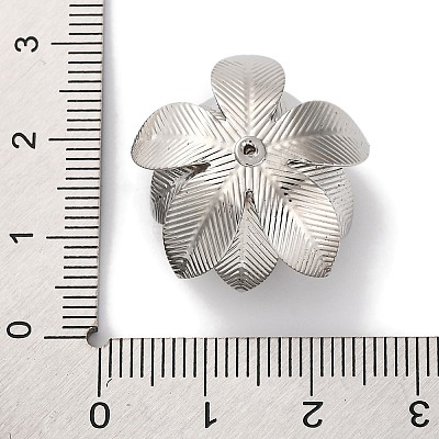 Rack Plating Brass Bead Caps KK-S406-01P-B-1