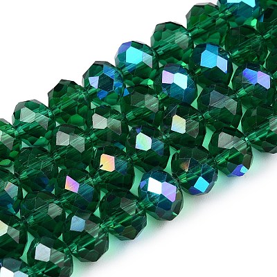 Electroplate Glass Beads Strands LS-EGLA-A044-T8mm-L18-1