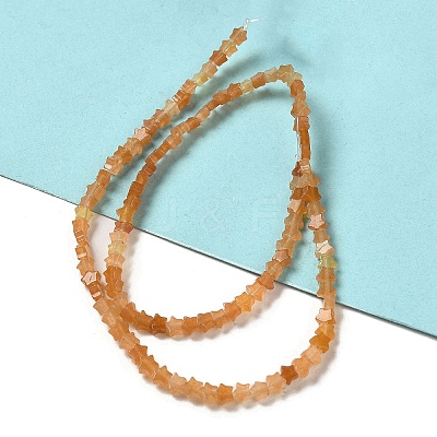 Natural Red Aventurine Beads Strands G-G085-B21-01-1