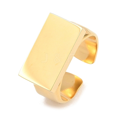 304 Stainless Steel Cuff Open Rings SA-CBA065A-08G-1