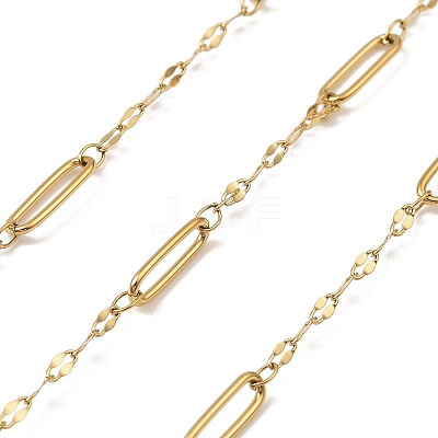 304 Stainless Steel Oval & Dapped Chains CHS-C014-08G-1