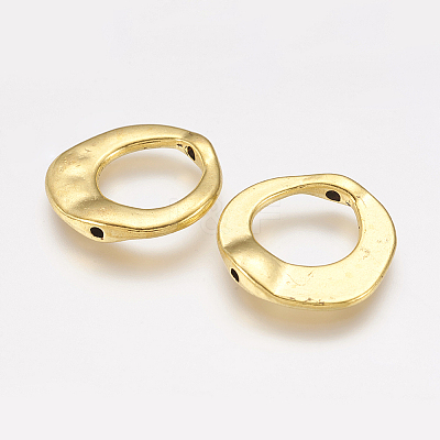 Tibetan Style Irregular Ring Bead Frames LS-GLF10246Y-1