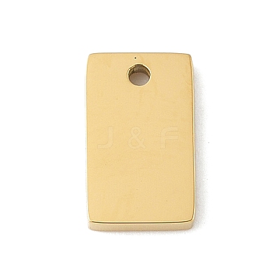 304 Stainless Steel Mirror Polished Finish Stamping Blank Tag Charms STAS-D365-07G-1