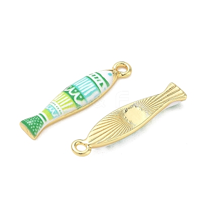 Printed Brass Pendants KK-CBA42CA-03G-01-1