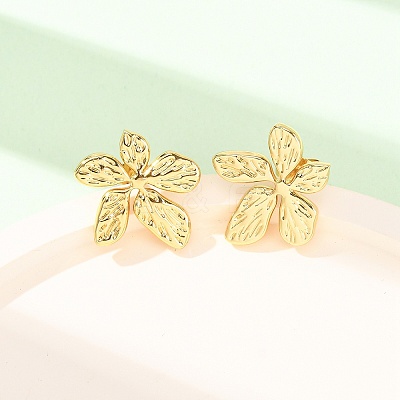304 Stainless Steel Stud Earrings EJEW-P338-02G-1